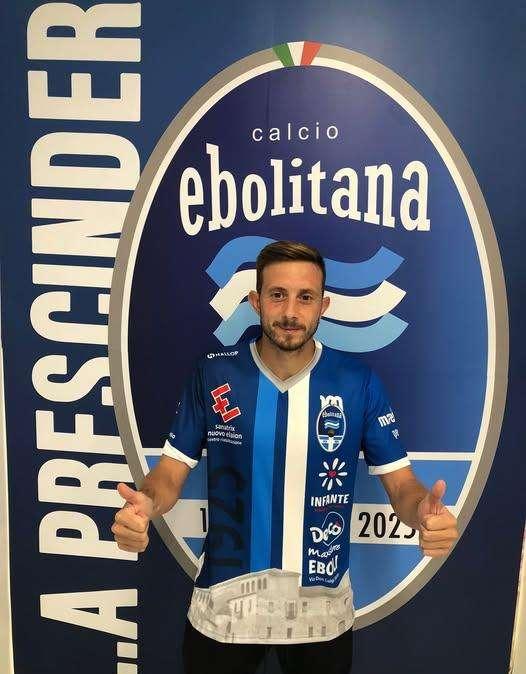 UFFICIALE- Ebolitana, ecco il mediano Sante Giacinti