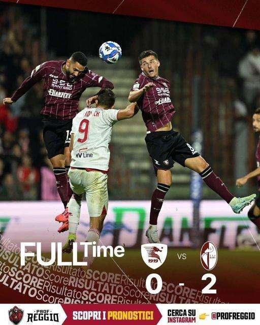 Salernitana-Bari 0-2: Lasagna e Novakovich  battono i granata 