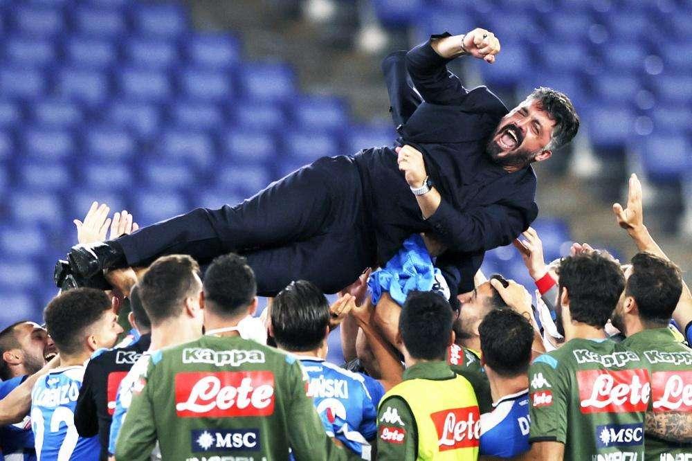 La Coppa è del Napoli, il trionfo di Gattuso