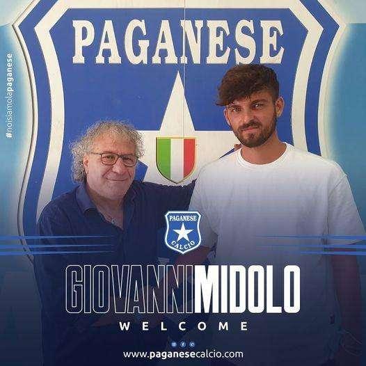 UFFICIALE - Paganese: tesserato il calciatore Giovanni Midolo