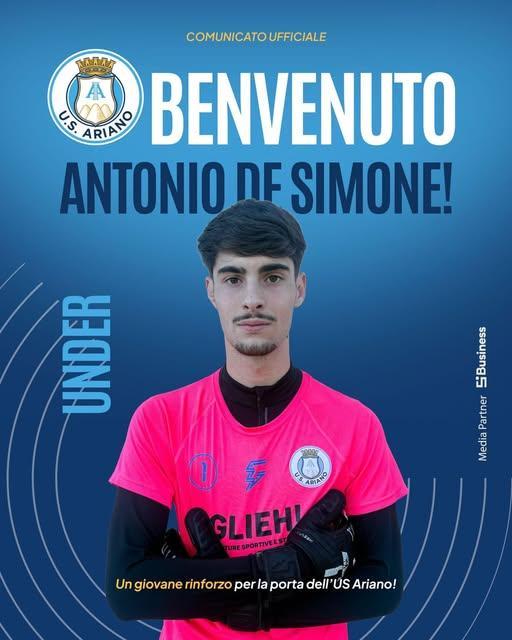 UFFICIALE-US Ariano, ecco Antonio De Simone