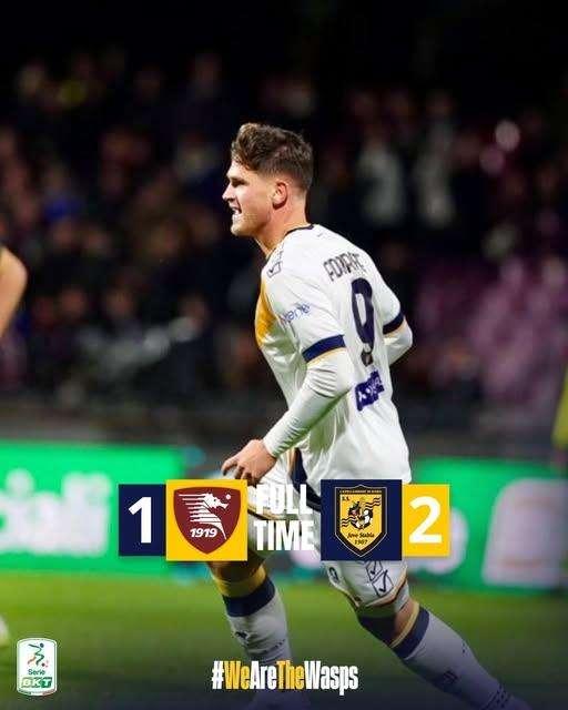 La Juve Stabia sbanca l'Arechi, battuta la Salernitana  