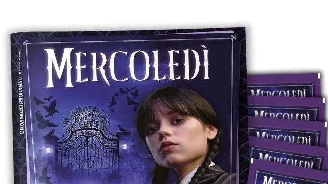 Dal successo in TV al nuovo album di figurine: Mercoledì