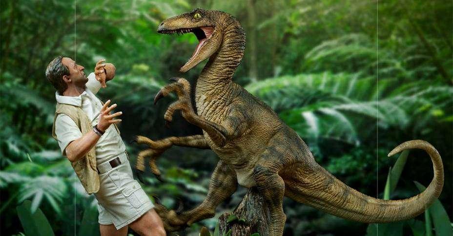 Jurassic Park: l'attacco del Velociraptor...