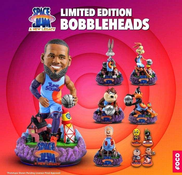 Space Jam A New Legacy, ecco le Bobbleheads...