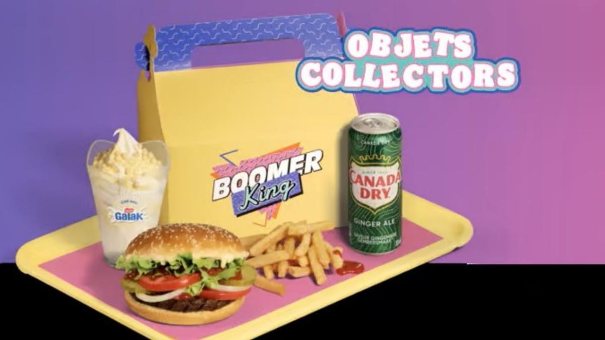 Burger King Francia lancia il Boomer King con gadget esclusivi