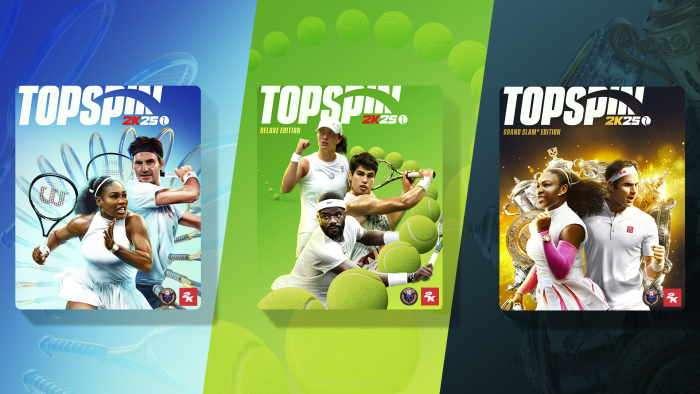 TopSpin 2K25, i migliori tennisti scendono in campo