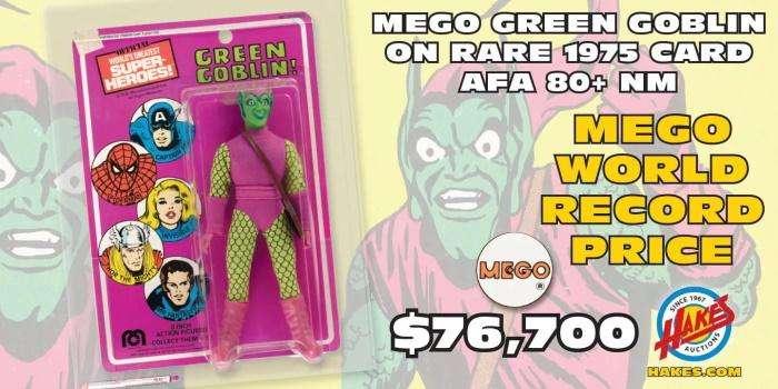 Un Green Goblin da record: 76.700 dollari all'asta Hake’s Auctions