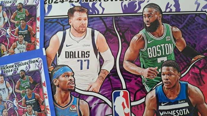Ecco il nuovo album di figurine con i campioni dell'NBA 2024-25