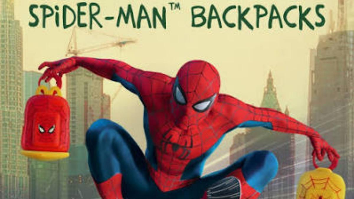 Gli zaini di Spider-Man: Brand New Day da McDonald's