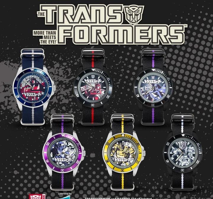 Gli orologi dei Transformers sono su TokieToys