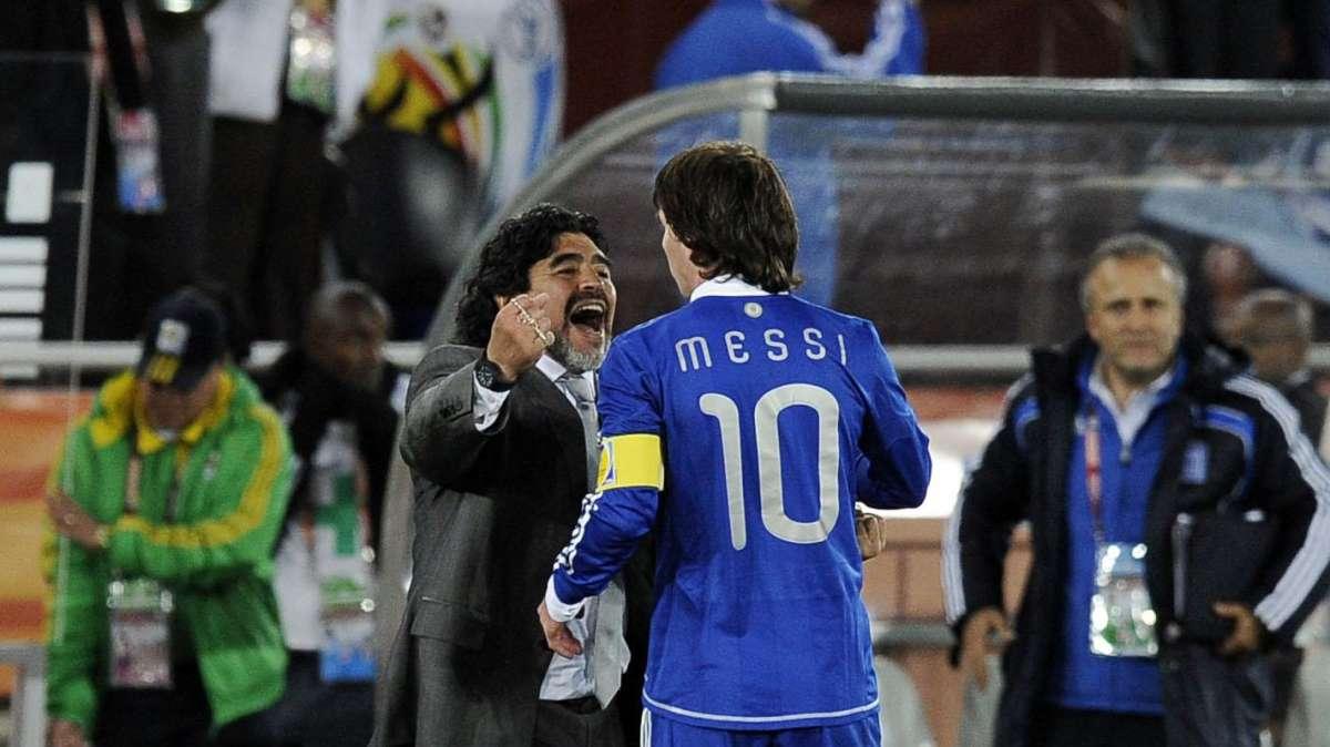 Messi e Maradona