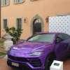 Una Lamborghini viola ad hoc per la Fiorentina