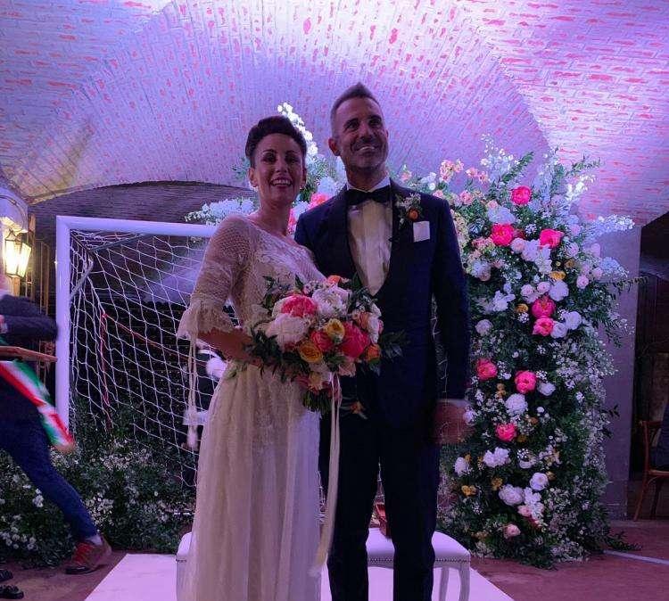 Sorrentino e Sara finalmente sposi, ecco le foto