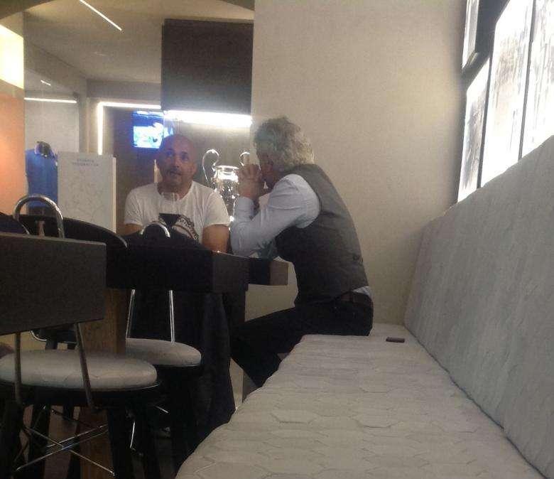 Baldini e Spalletti insieme a Firenze, ma solo a cena