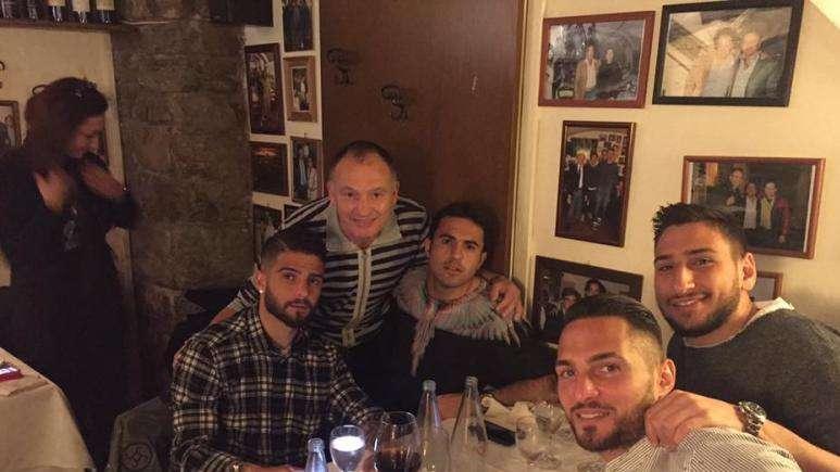 De Rossi cena da Spalletti, Insigne e Donnarumma alla Buca. Bufera su Barzagli. Pepito...