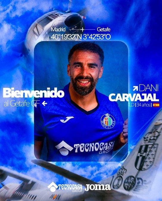 OFICIAL: Getafe CF, firma Daniel Carvajal