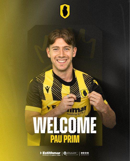 ASIA OCCIDENTAL - Qatar SC, firma Pau Prim, ex Barça