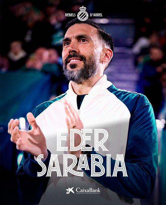 OFICIAL: RCD Espanyol, Éder Sarabia nuevo entrenador