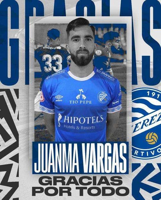 Xerez Deportivo FC, desvinculación de Juanma Vargas