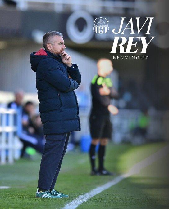 OFICIAL: UE Sant Andreu, Javi Rey nuevo técnico