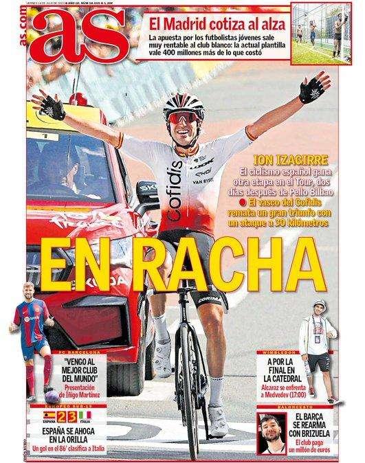 As: "El Madrid cotiza al alza".