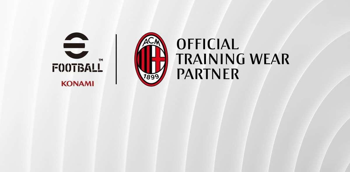 MILAN, accordo con Konami: il logo di eFootball figurerà sul Training Kit ufficiale