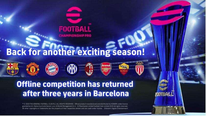 eFootball Championship Pro, tra gli 8 club l'atteso ritorno di Milan e Inter