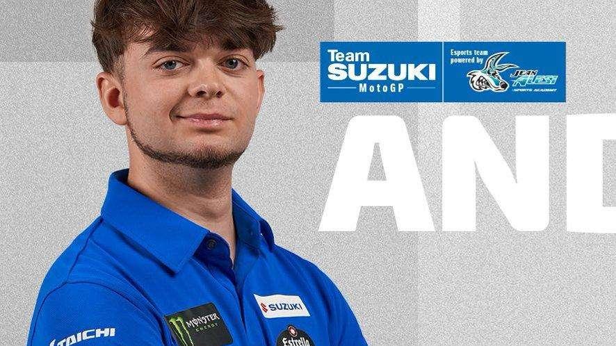 MotoGP Esports Championship, il team Suzuki presenta Andrea Saveri