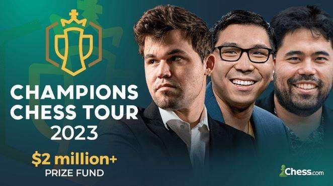 Champions Chess Tour 2023, sei tornei e un montepremi totale record 