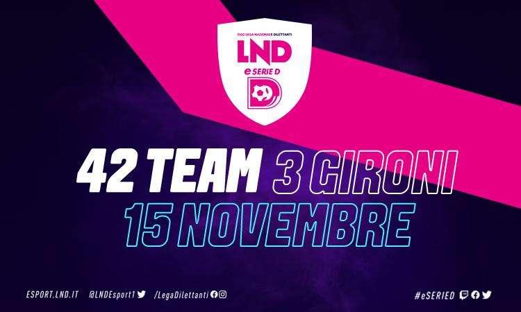  eSerieD, presentati i 3 gironi della stagione 21/22