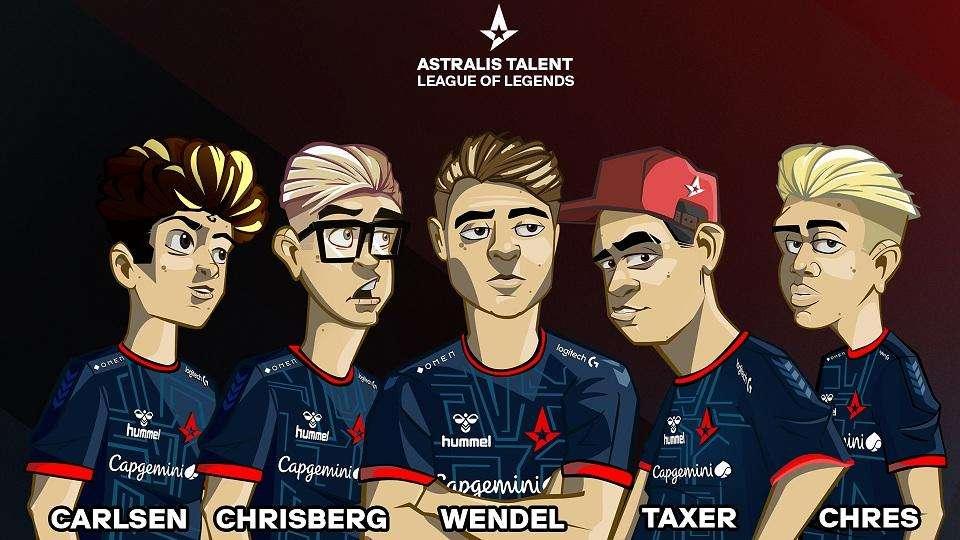Astralis, presentato il nuovo roster di League of Legends