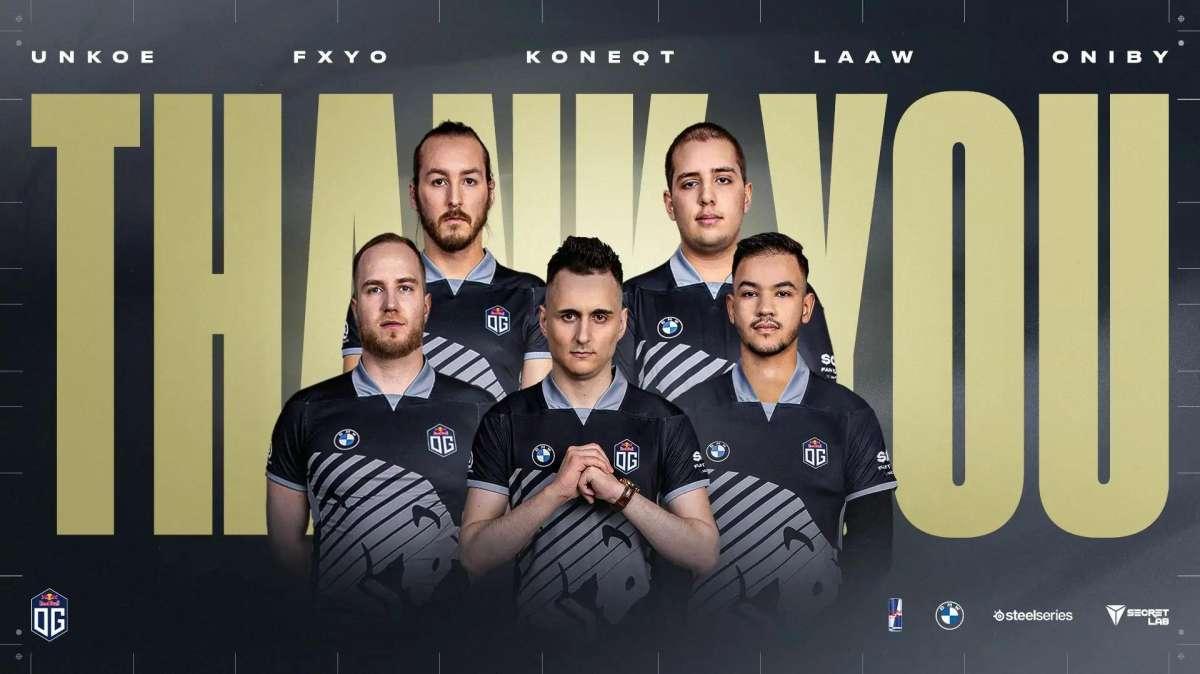 Gli OG dicono addio alla squadra francese di VALORANT
