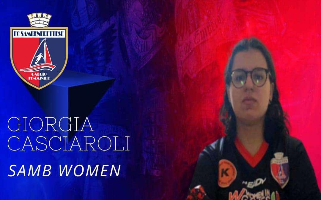 eFemminile, (Samb) G.Casciaroli: "Vinca il migliore!"