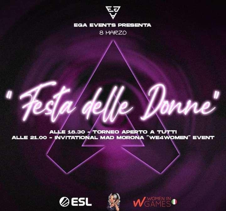 We4Women, Women in Games e ESL per la Festa delle Donne 