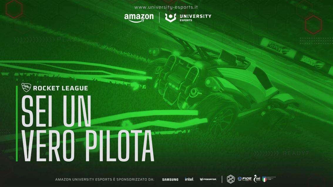 Amazon University Esports, aprono le iscrizioni per il torneo Rocket League