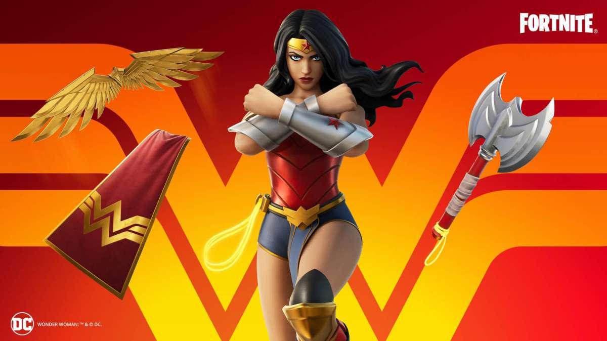 Fortnite, Wonder Woman al fianco degli altri membri della Justice League
