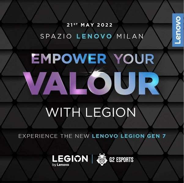 Lenovo, evento lancio della nuova serie Legion Gen 7 con G2 Esports