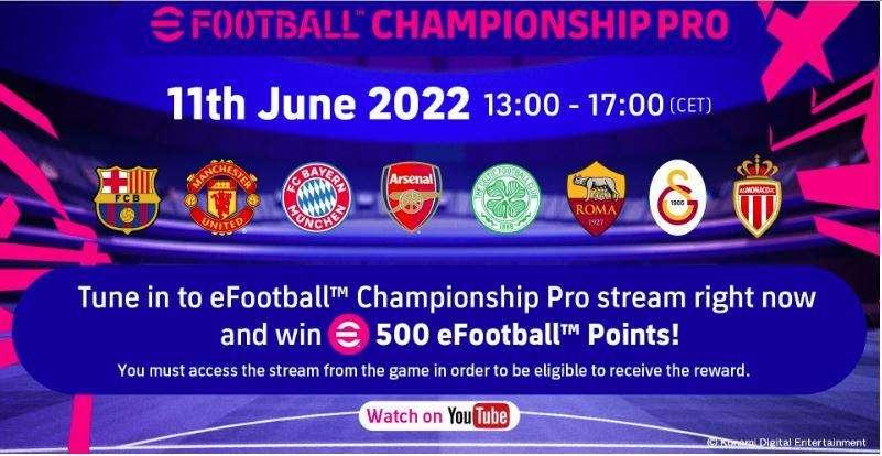 eFootball Championship Pro, l'AS Roma unico team italiano tra le otto partecipanti