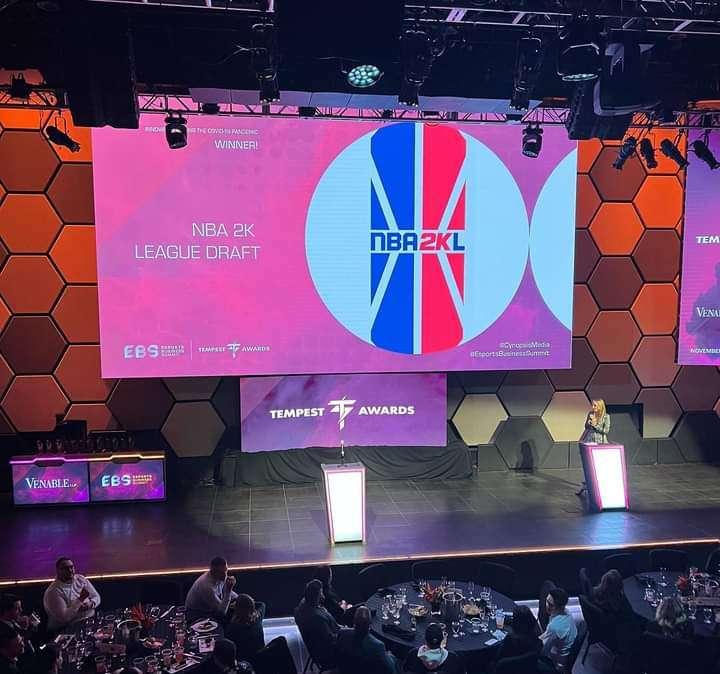 NBA 2K League, premio Best Innovator ai Tempest Awards