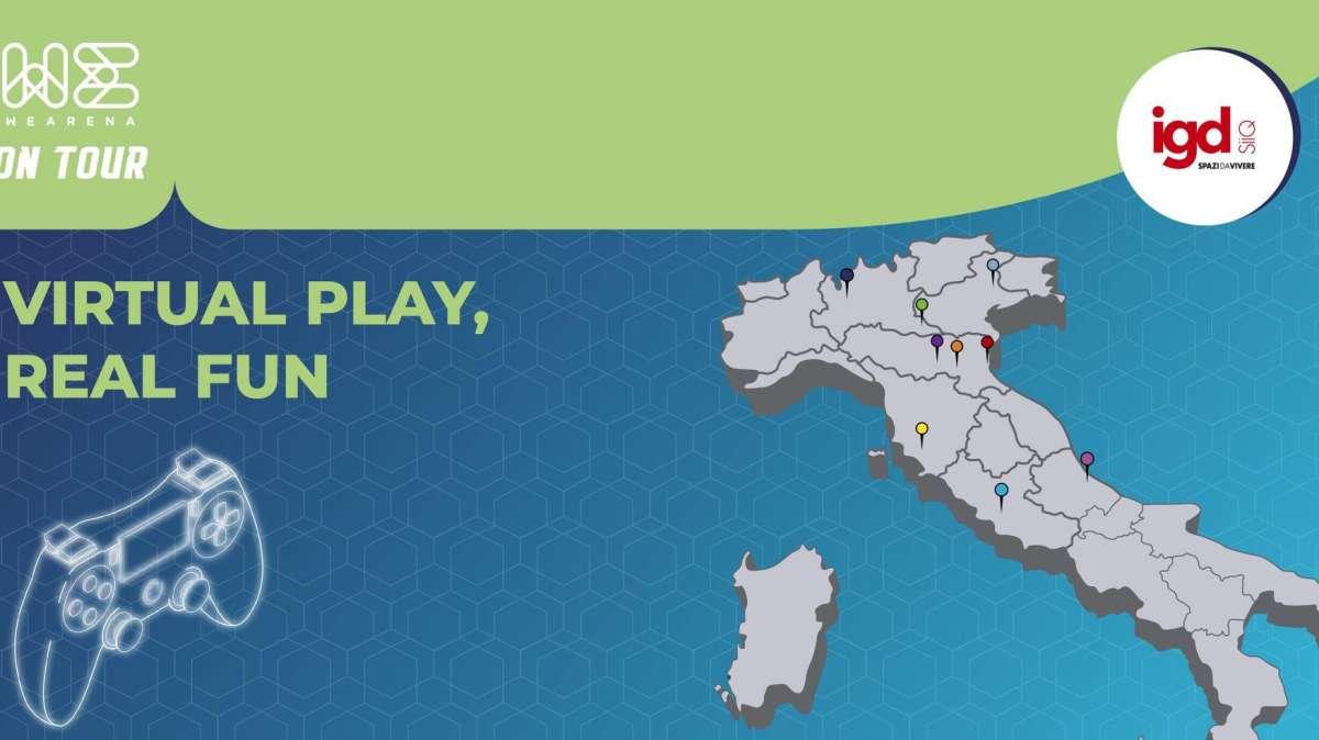 Torna WeArena On Tour, selezioni per i Team eSports, Tornei dal vivo e giochi liberi 
