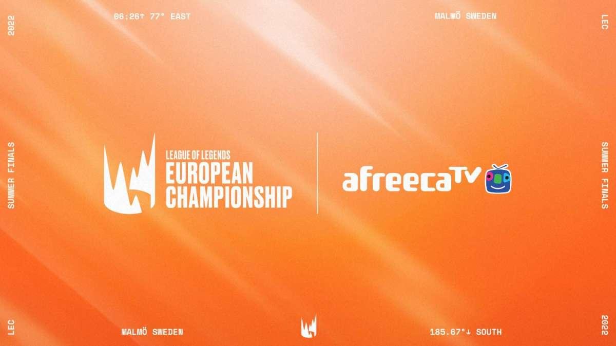 AfreecaTV, trasmetterà i playoff LEC Summer Split 2022