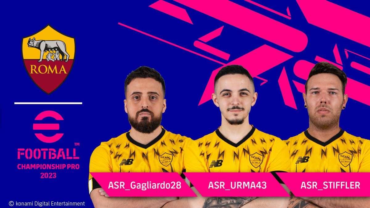 AS Roma, i giallorossi presentano il proprio trio di players per la Championship Pro