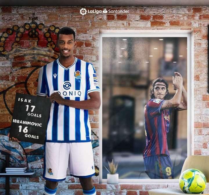 La Liga celebra in stile videogame il talento di Isak