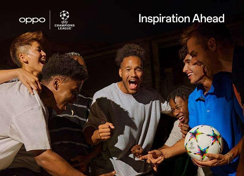 Oppo, annunciata la partnership UEFA in Champions League