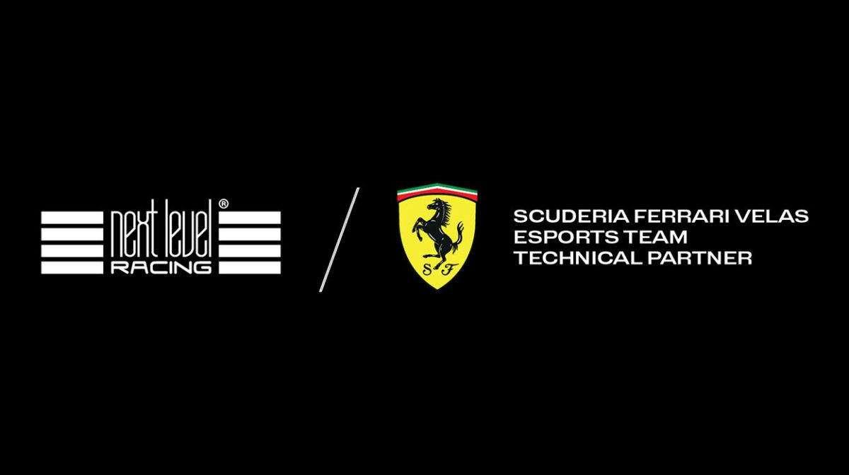 La scuderia Ferrari Velas Esports ha annunciato la partnership con  Next Level Racing