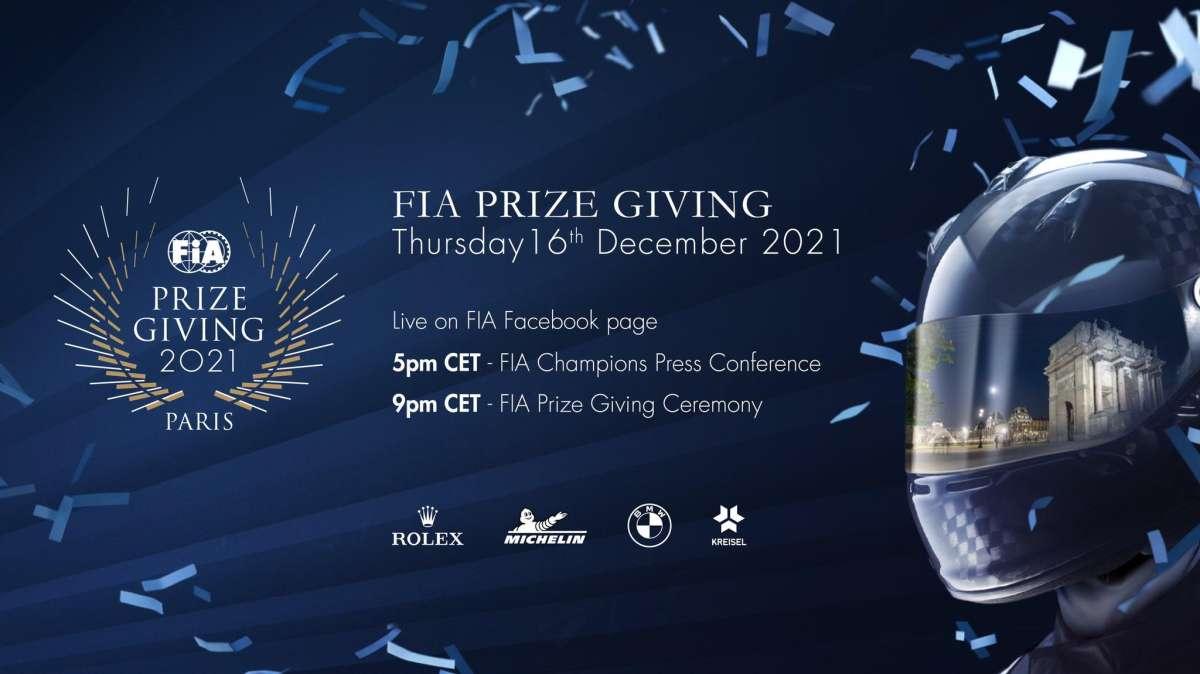 FIA Prize Giving 2021, Valerio Gallo presente a Parigi
