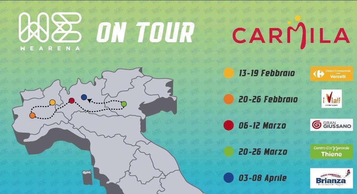 WeArena On Tour, tornei di eSports dal vivo nei centri commerciali