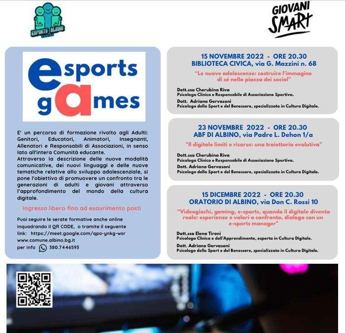 Esports games - Giovani Smart, il nuovo progetto del Comune di Albino