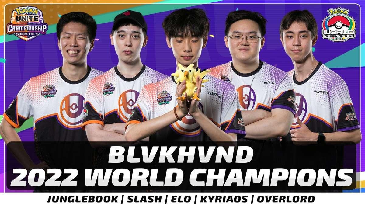 Pokemon Unite, Blvkhvnd primi campioni del mondo